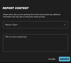 Report Content Modal